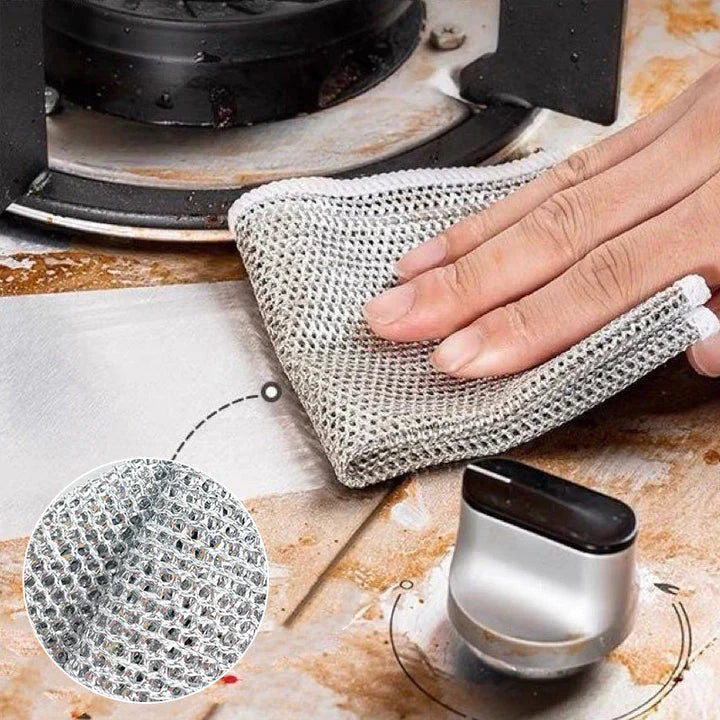 Multifunctional Non-Scratch Wire Dish Cloth (Pack Of 25)