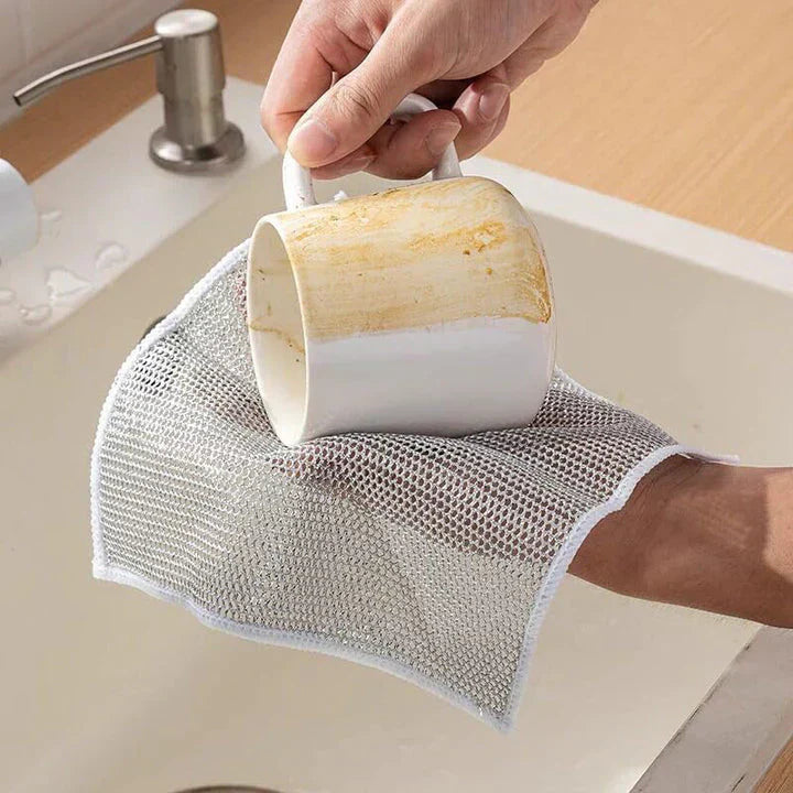 Multifunctional Non-Scratch Wire Dish Cloth (Pack Of 25)