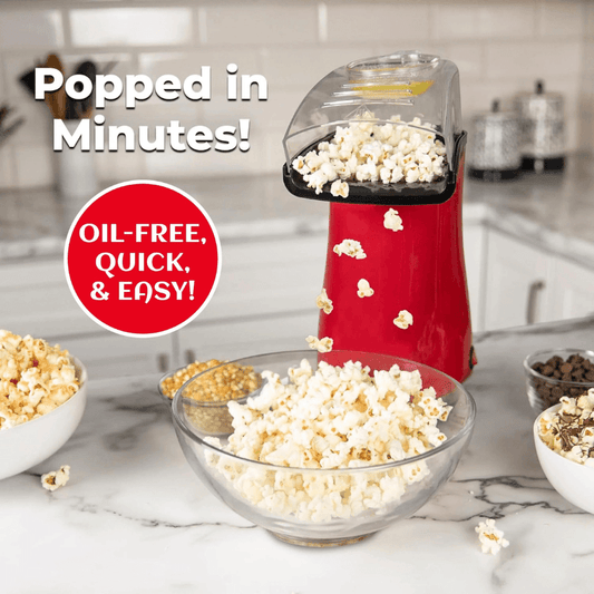 Thrifty 999 Electric Popcorn Maker – Oil-Free & Healthy Snacking - thrifty 999