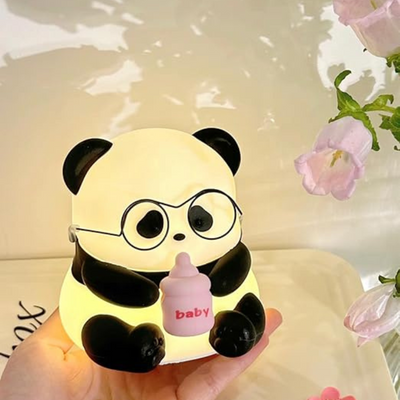 Thrifty 999 Cute panda night light with 7 color modes, dimmable LED, touch control – perfect for dorm decor or a fun panda gift.