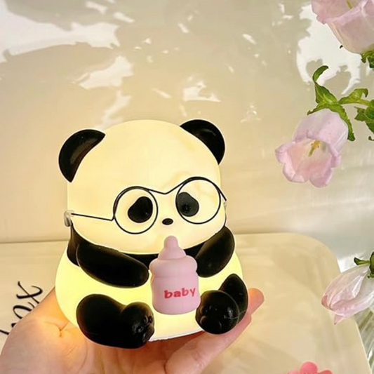 Thrifty 999 Cute panda night light with 7 color modes, dimmable LED, touch control – perfect for dorm decor or a fun panda gift.