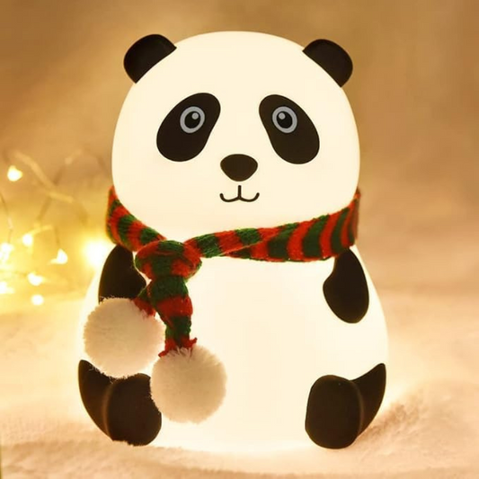 Thrifty 999 USB Rechargeable Panda Night Light – Cute Squishy Silicone Lamp for Kids, Nursery & Baby Gifts