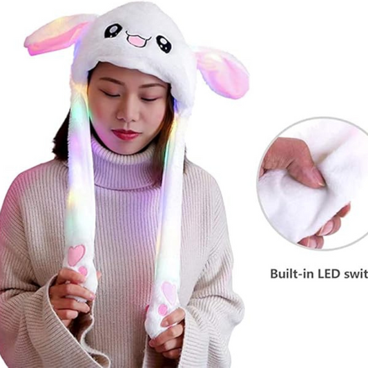Thrifty 999 Plush Bunny LED Hat – Glows, Dances & Moves!