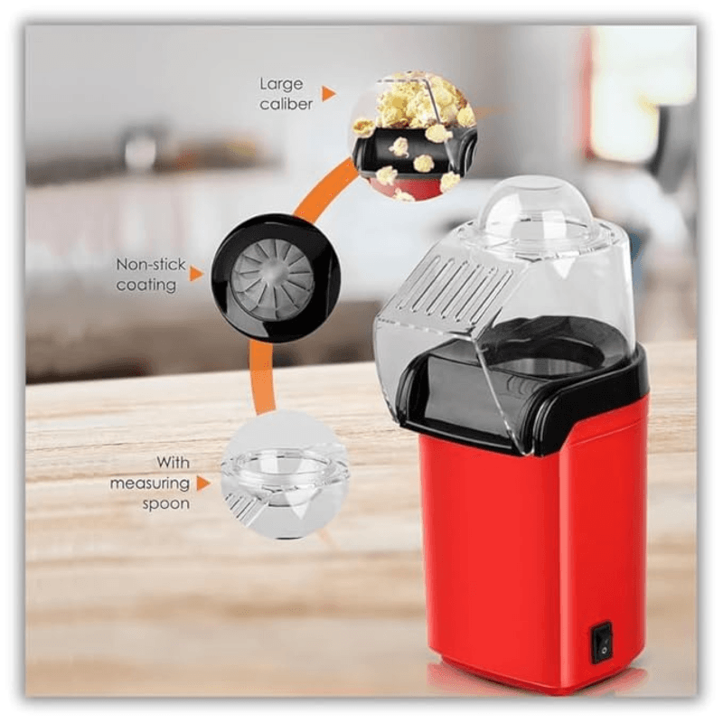 Thrifty 999 Electric Popcorn Maker – Oil-Free & Healthy Snacking - thrifty 999