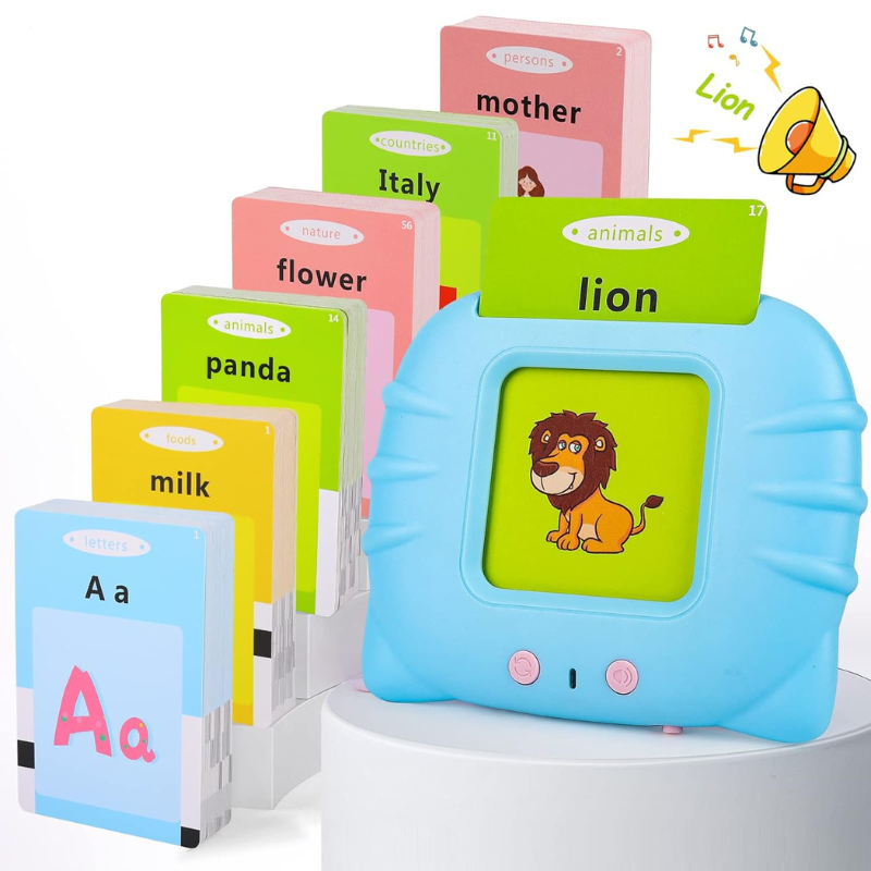 thrifty 999 Talking Baby Flash Cards – Interactive Montessori Learning Toy for Toddlers (Ages 1-4)