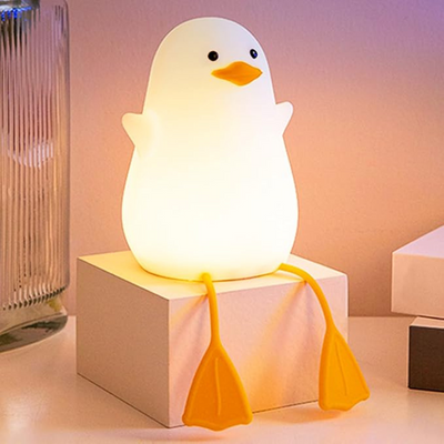 thrifty 999 SoftGlow Duck Night Light – USB Rechargeable Baby Nursery Lamp with Timer, Dimming, and Safe Silicone Build – Perfect Bedside LED Gift for Kids & Birth Celebrations