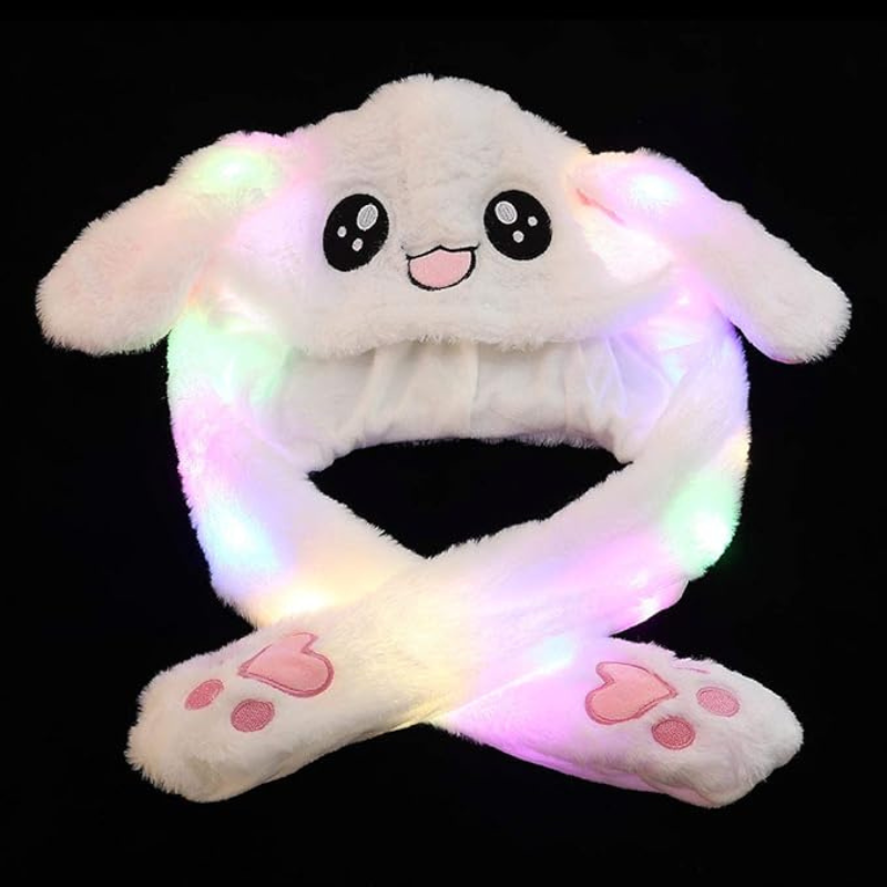 Thrifty 999 Plush Bunny LED Hat – Glows, Dances & Moves!