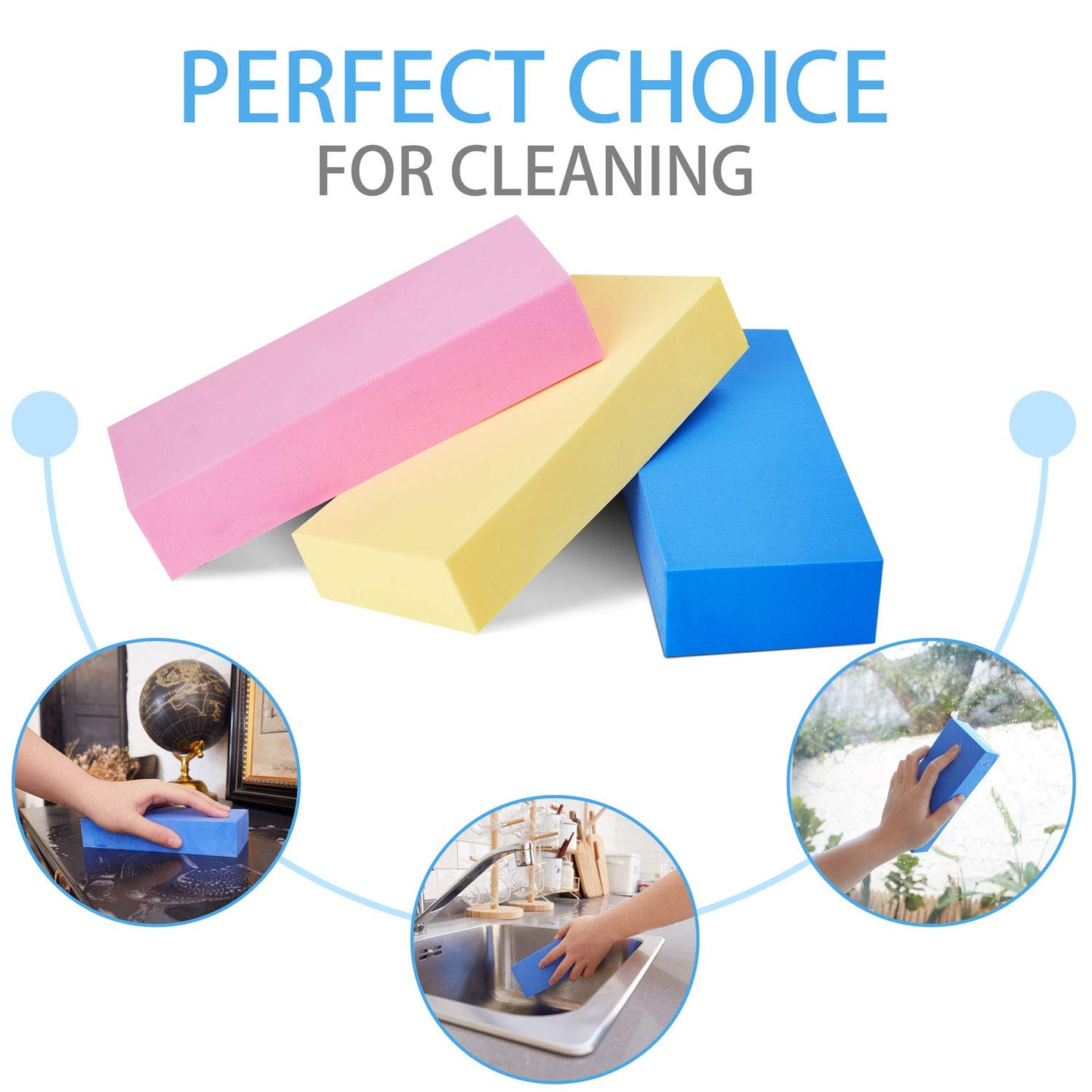Magic Absorb™ Cleaning Sponge – Super Absorbent & Durable (Pack of 2)