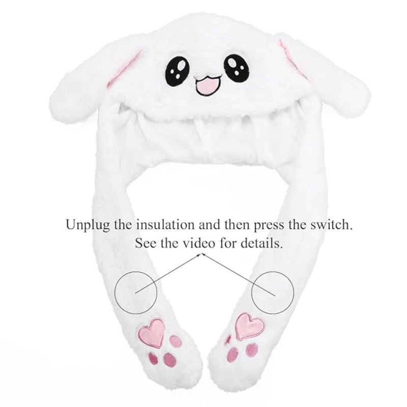 Thrifty 999 Plush Bunny LED Hat – Glows, Dances & Moves!