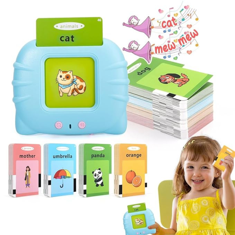 thrifty 999 Talking Baby Flash Cards – Interactive Montessori Learning Toy for Toddlers (Ages 1-4)