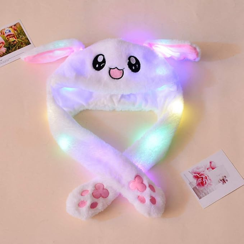 Thrifty 999 Plush Bunny LED Hat – Glows, Dances & Moves!
